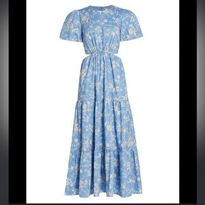 WAYF Plaza Cut Out Maxi Dress